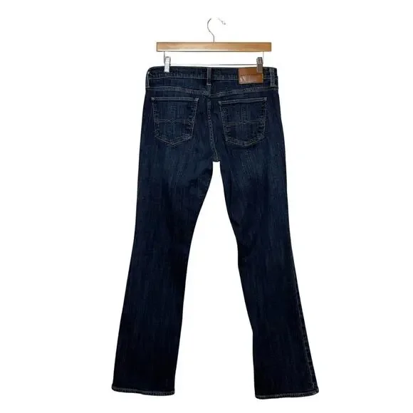 Lucky Brand Sweet Mid Rise Bootcut Jeans Women's Size 8/29R Blue Dark Wash Denim - Picture 2 of 11